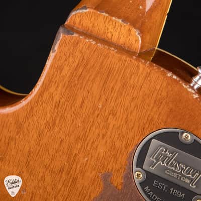 2021 - Gibson Custom Shop Made 2 Measure Murphy Lab '59 Les Paul Standard Murphy Painted Ultra Heavy Aged Abiline Sunset Burst image 11