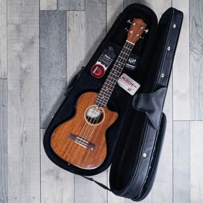 Lanikai MAS-CET All Solid Mahogant Tenor ‘Electo-Cutaway’ Including Styrofoam Case image 3