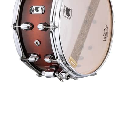 Mapex BPNML4700CVD Black Panther Solidus 14x7" Maple Snare Drum 2020 - Red / Black Burst image 6