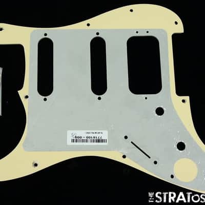 Fender American Professional II Stratocaster HSS Strat PICKGUARD Aged White USA image 2