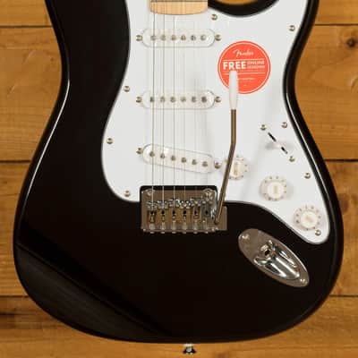 Squier Affinity Series Stratocaster - Maple - Black image 1