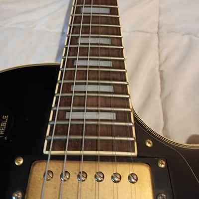 Epiphone Les Paul Custom 1989 Ebony Gold HH MIK Rare image 5