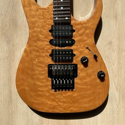 Ibanez USA Custom UCEWQM Exotic Woods 1992 - Natural image 3