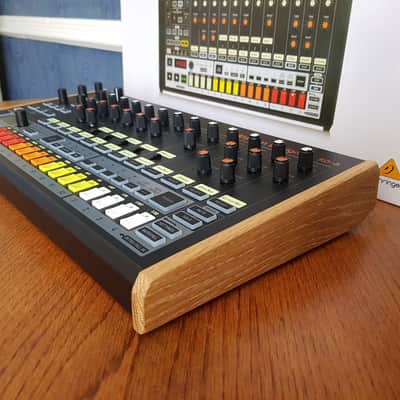 Solid Oak replacement end cheeks for the Behringer RD8, RD9 & LM Drum Drum Machine image 8