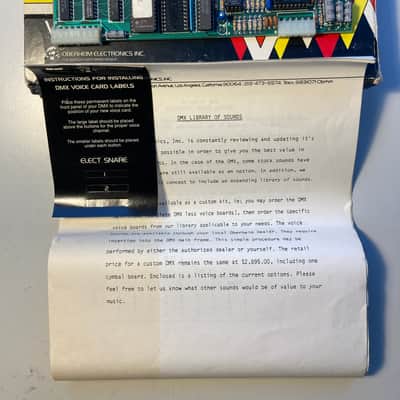 Oberheim DMX voice card imagen 3