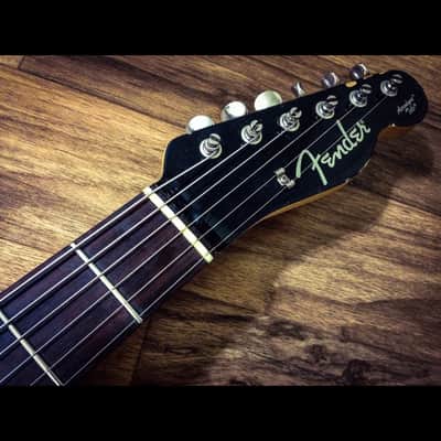Fender Japan Telecaster Black/Body Binding image 3