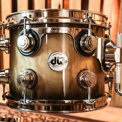 DW Collector's Candy Black Burst Over Quilted Maple Drum Set - SO#1134317 image 2