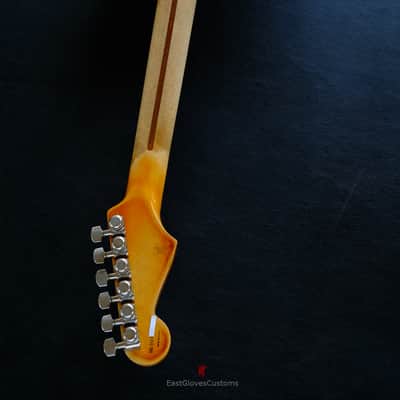 Fender Stratocaster American Deluxe Daphne Blue HSS Made in USA Relic Aged image 13