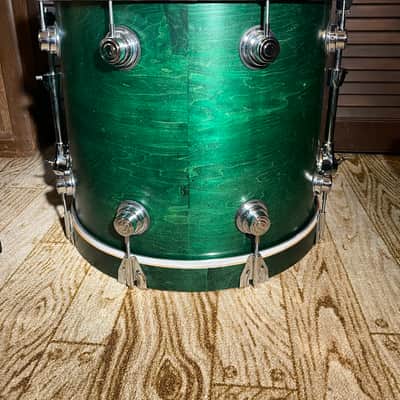 DW collectors series 3 piece bop kit satin emerald green image 12