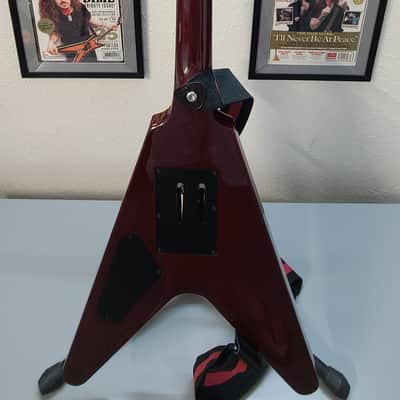 Dean V Floyd Rose CASE, Seymour Duncan Invaders, Awesome! - Wine red Dime 2021 image 7