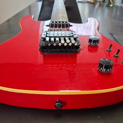 Gibson U2 1987 Ferrari Red HSS American U-2 Super Strat USA Custom Jackson Lawsuit Headstock Soloist Design SL1 image 15