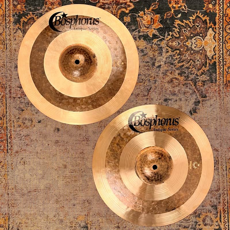 Light Complex Bosphorus 13” ANTIQUE DARK Hihats 770 920 g Papery Light SULTAN! PERFECT image 1