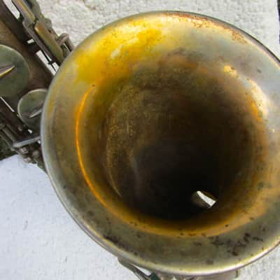 York Alto Saxophone, 1920's, Original Case, Needs Overhaul image 5