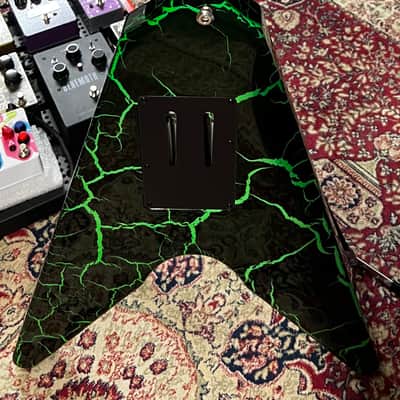 Dunable Asteroid DE 2024 - Black / green crackle image 4