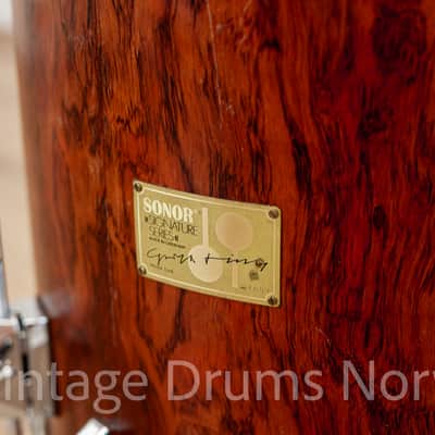 Rare Sonor Signature African Bubinga Heavy HLFT 18 – 18x19 Floor Tom – 1980s image 4