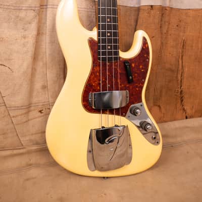 Fender Jazz Bass 1960 White - Refin Stack Knob image 6