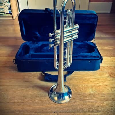 Anaxa Concert Band Silver Plated Trumpet Silver Plated image 1