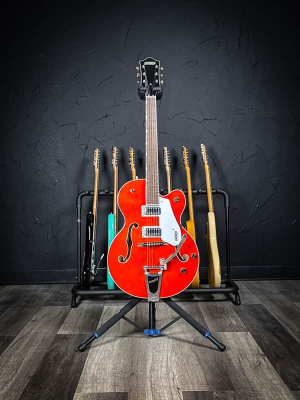 Gretsch G5420T Electromatic Classic Hollow Body Single-Cut Electric Guitar with Bigsby - Orange Stain image 1