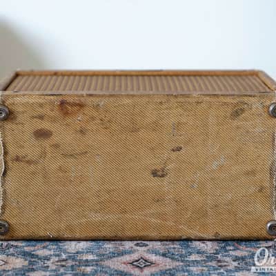 Tweed 1960 Fender Deluxe 5E3 Narrow Panel Amplifier with cover & original transformers image 12
