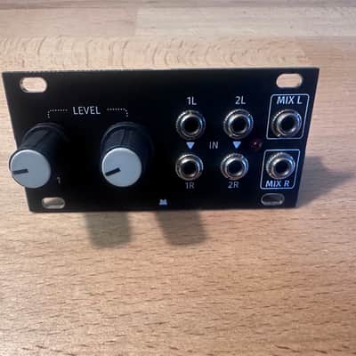 Intellijel Stereo Mixer 1U Mixer Black Mork Panel Eurorack Synth Module image 3