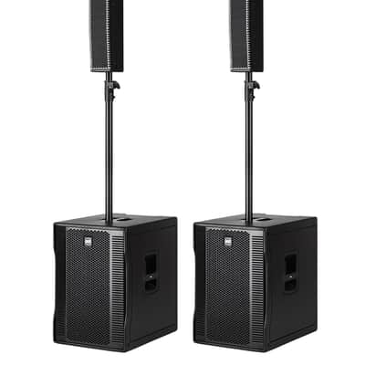 RCF EVOX 12 Active Portable 2Way Array PA System 1400W DJ System 15" Woofer PAIR image 1