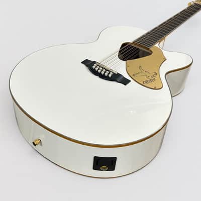 Gretsch G5022CWFE-12 Rancher Falcon Acoustic Electric Guitar - White image 12