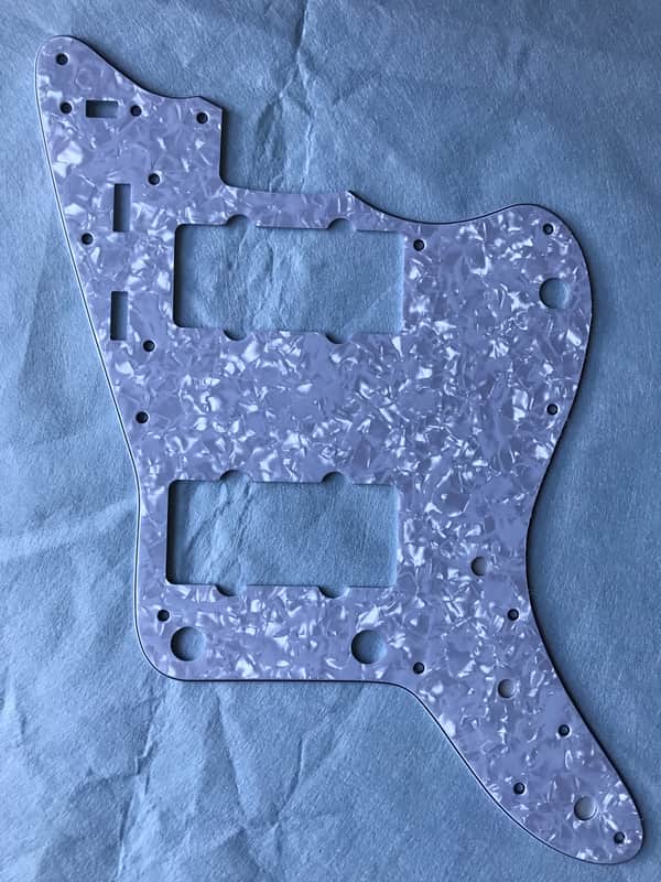 Custom New 4 Ply White Pearl Japan Jazzmaster Style Guitar Pickguard Scratch Plate image 1