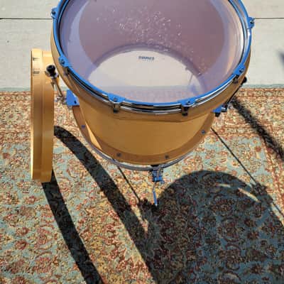Peavey RBS-1 22x18 Bass Drum W/ Custom made Gong Drum Cradle - Satin Natural (C017-3-19) image 5