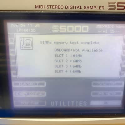 Akai S5000 MIDI Stereo Digital Sampler Rack NOS Mint in Box Vintage image 20