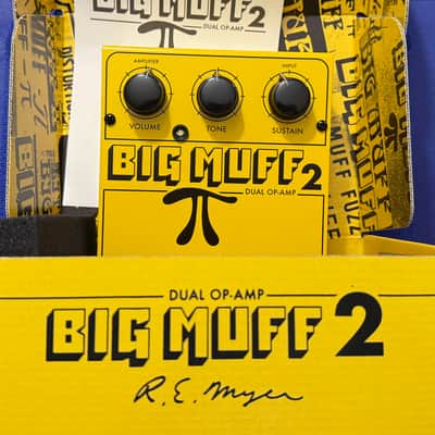 Electro-Harmonix / JHS Third Man Hardware Big Muff 2 Dual Op-Amp Fuzz 2026 - Yellow image 2