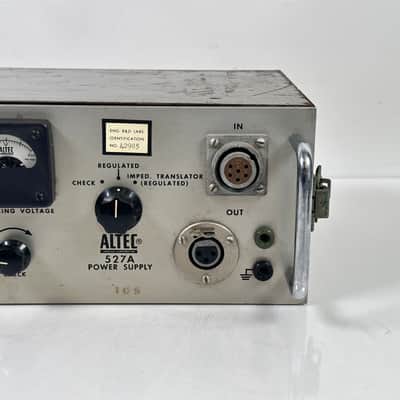 Altec 527A Power Supply For M20 Tube Mic Microphone System M-20 Lipstick image 4