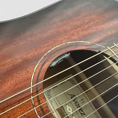 Alvarez MD66CE Mahogany Dreadnought Acoustic-Electric Guitar - Natural image 5