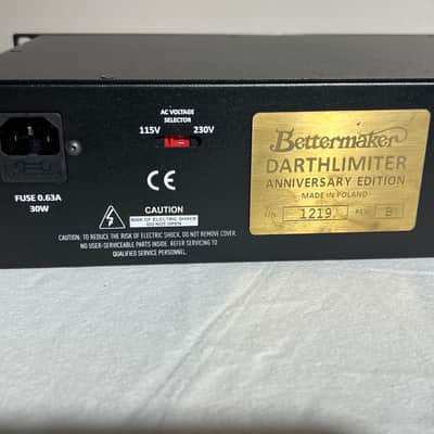 Bettermaker Limited Edition "Darthlimiter" Mastering Limiter - Black image 7