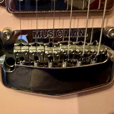 Ernie Ball Music Man Mariposa 2021 - Pueblo Pink Left-Handed image 5
