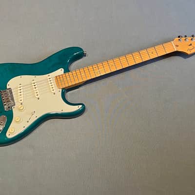 “Time Capsule” Fender Stratocaster American Deluxe 1998 - Teal image 5