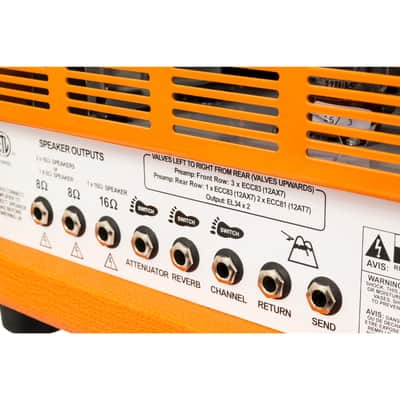 Orange Rockerverb 50H MKIII Head Orange - Tube Amp Head for Electric Guitars image 6