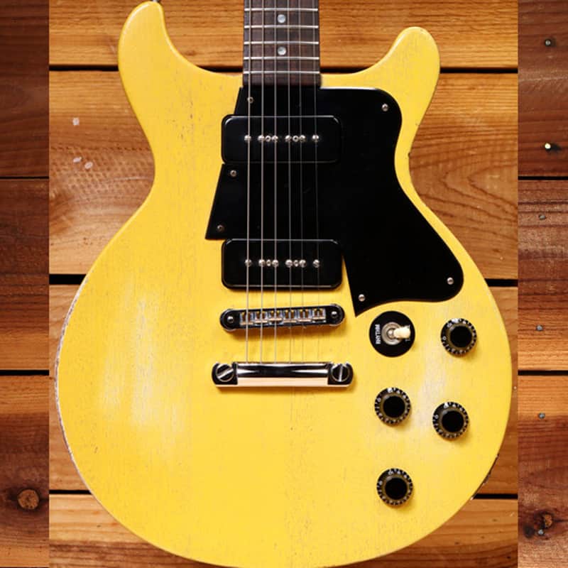 Gibson Les Paul Faded Double Cutaway 2003 DC Cut Faded TV Yellow  93508 image 1