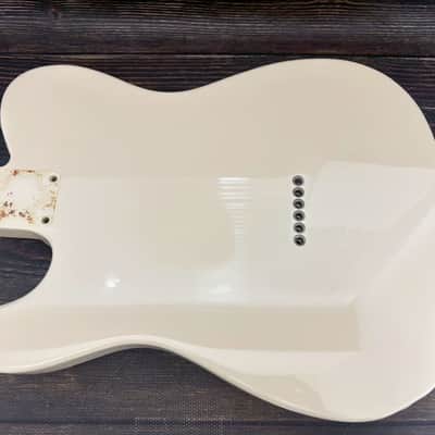 Fender Japan TL62-65US Telecaster Body White Made in Japan w/Bridge image 15