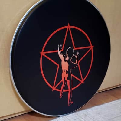 Neil Peart, R40, Farewell to Kings, Starman, 22" Bass Drum Head image 2