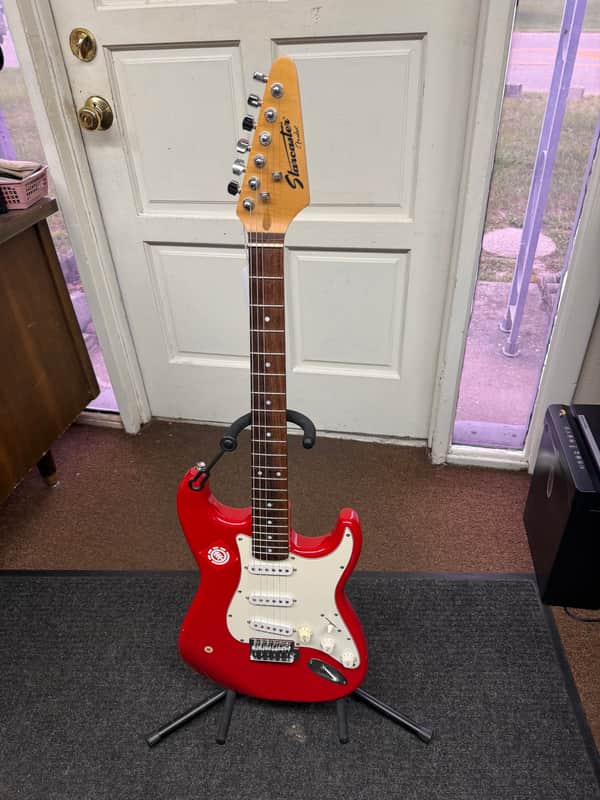 Used Starcaster by Fender Electric Guitar Red Local Pickup Item image 1