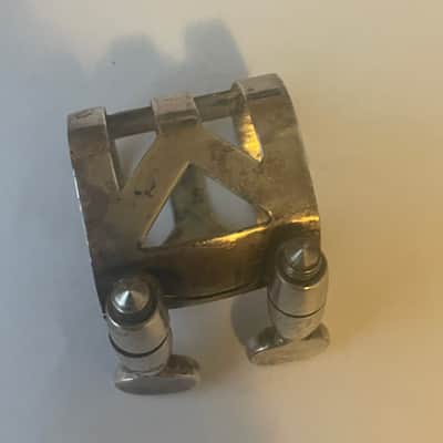 Vintage Selmer C** Long Shank Metal Alto Saxophone Mouthpiece with Selmer Ligature and Cap image 10