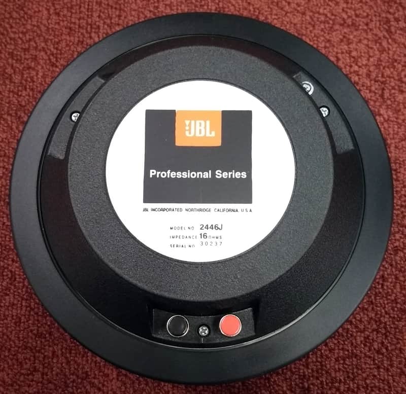 JBL 2446J 16ohm/2380A ぺア JBL 2446J High Frequency Compression Driver 16 OHM Fully Working