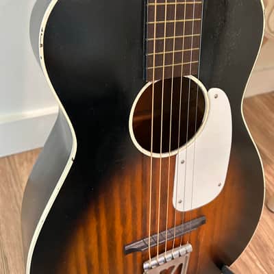 Harmony H929 Stella 1960s Sunburst Parlor Guitar image 7