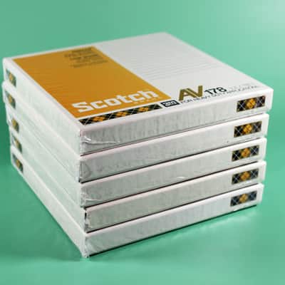 Scotch AV178 5" Reel to Reel Recording Tape NOS Lot of Five! (5) 1970's - 1980's - Polyester image 3