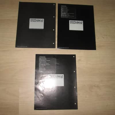 Roland collection Vintage New Product News Catalogs (1985/1986/1987) - Synthesizer Brochure/Catalog - Rare image 2
