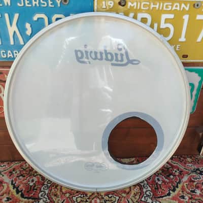 LUDWIG LW1218 18" Smooth White, usata. image 2