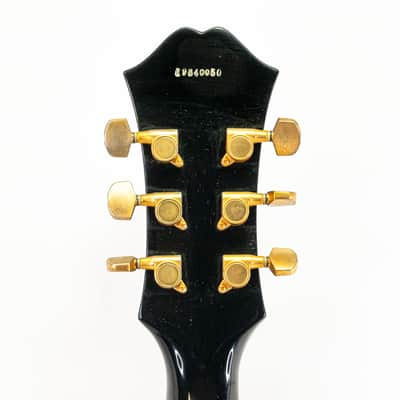 1999 Epiphone B.B. King Lucille Semi-Hollowbody – Black – Hardshell Case image 6