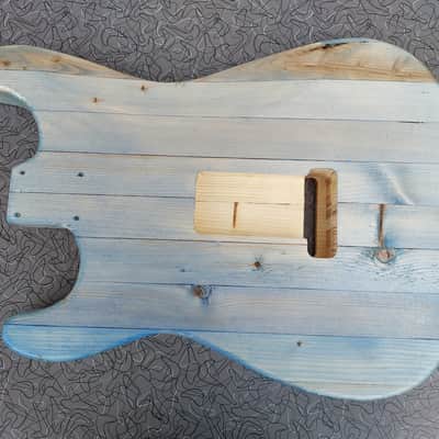 Guitar Body Stratocaster Style Nitro Finish Barncaster Pinecaster Nomoonlaser image 2