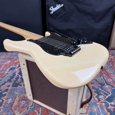 1985 Fender Boxer Stratocaster Model ST-555 w/System I Trem - Vintage White image 15