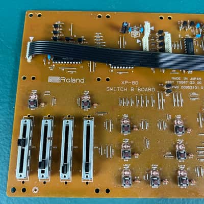Roland XP-60 XP-80 Panel Switch board assembly B image 2